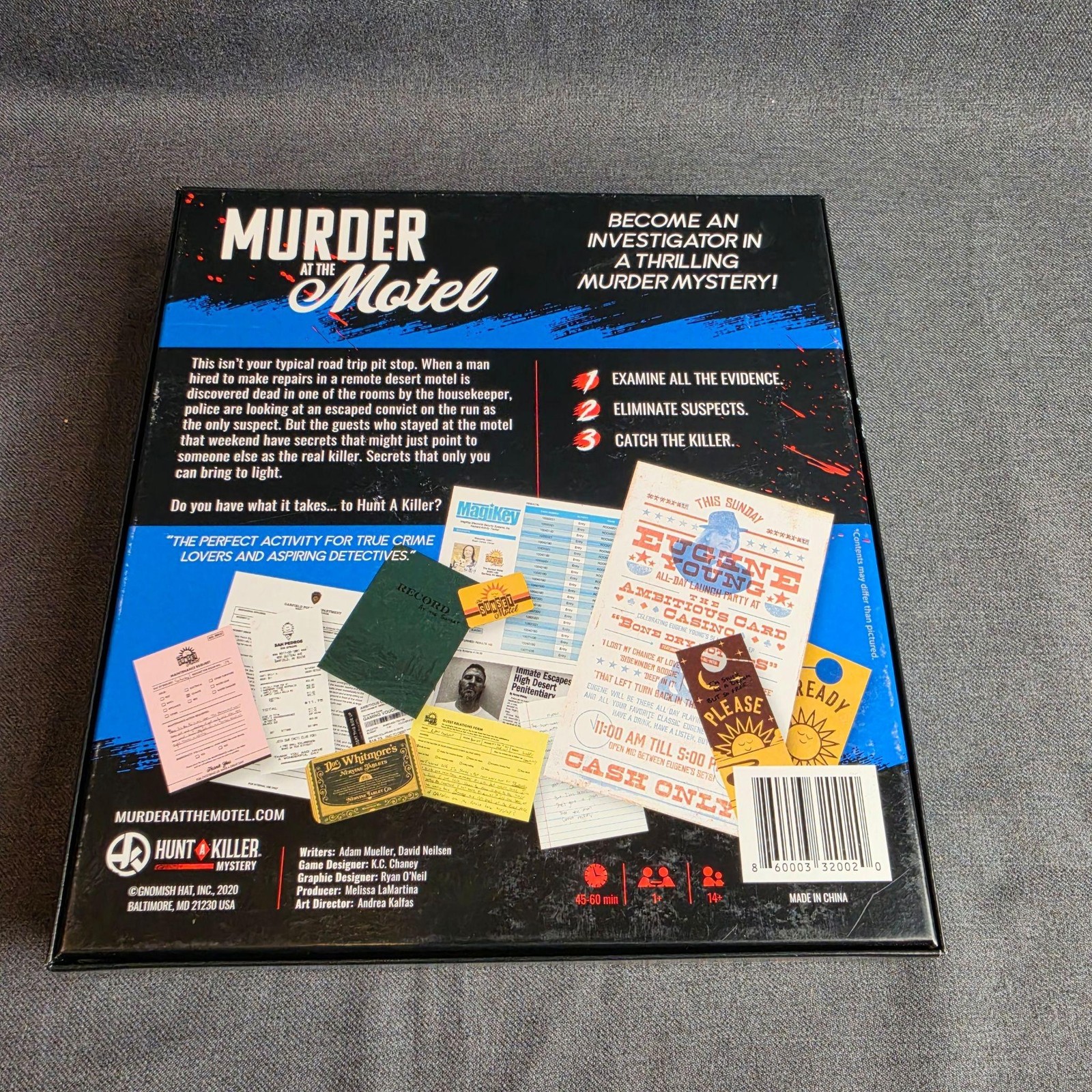Hunt A Killer Mystery Board Game Lot Dead Below Deck Dive Bar Motel 3 Box Set