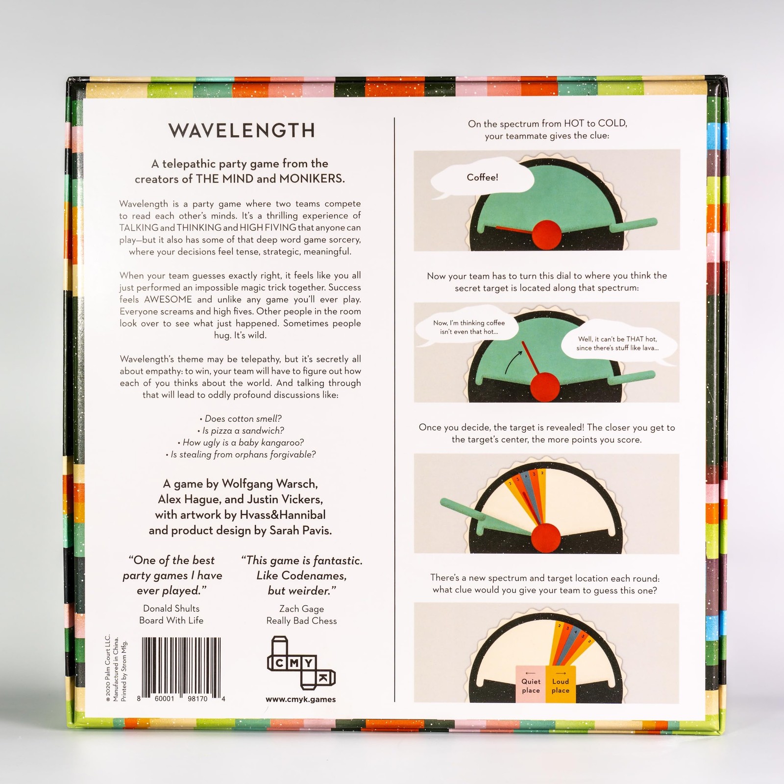 CMYK Wavelength: The Mind Reading 10.25 x x 2.75 inches, Mixed Colours