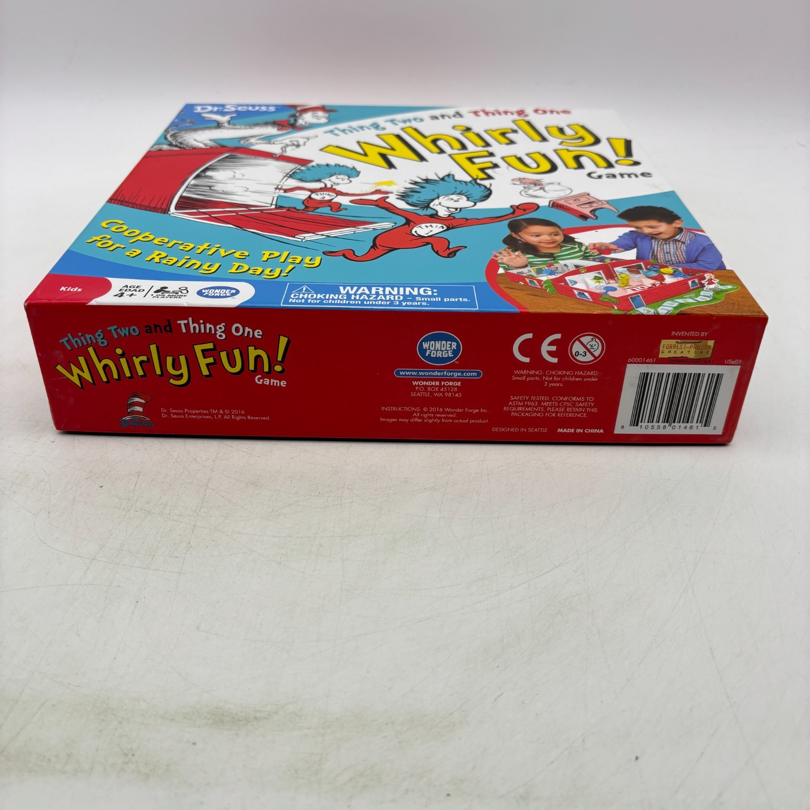 Dr. Seuss Whirly Fun Game COMPLETE Wonder Forge 2016 Kids Family Cat in the Hat