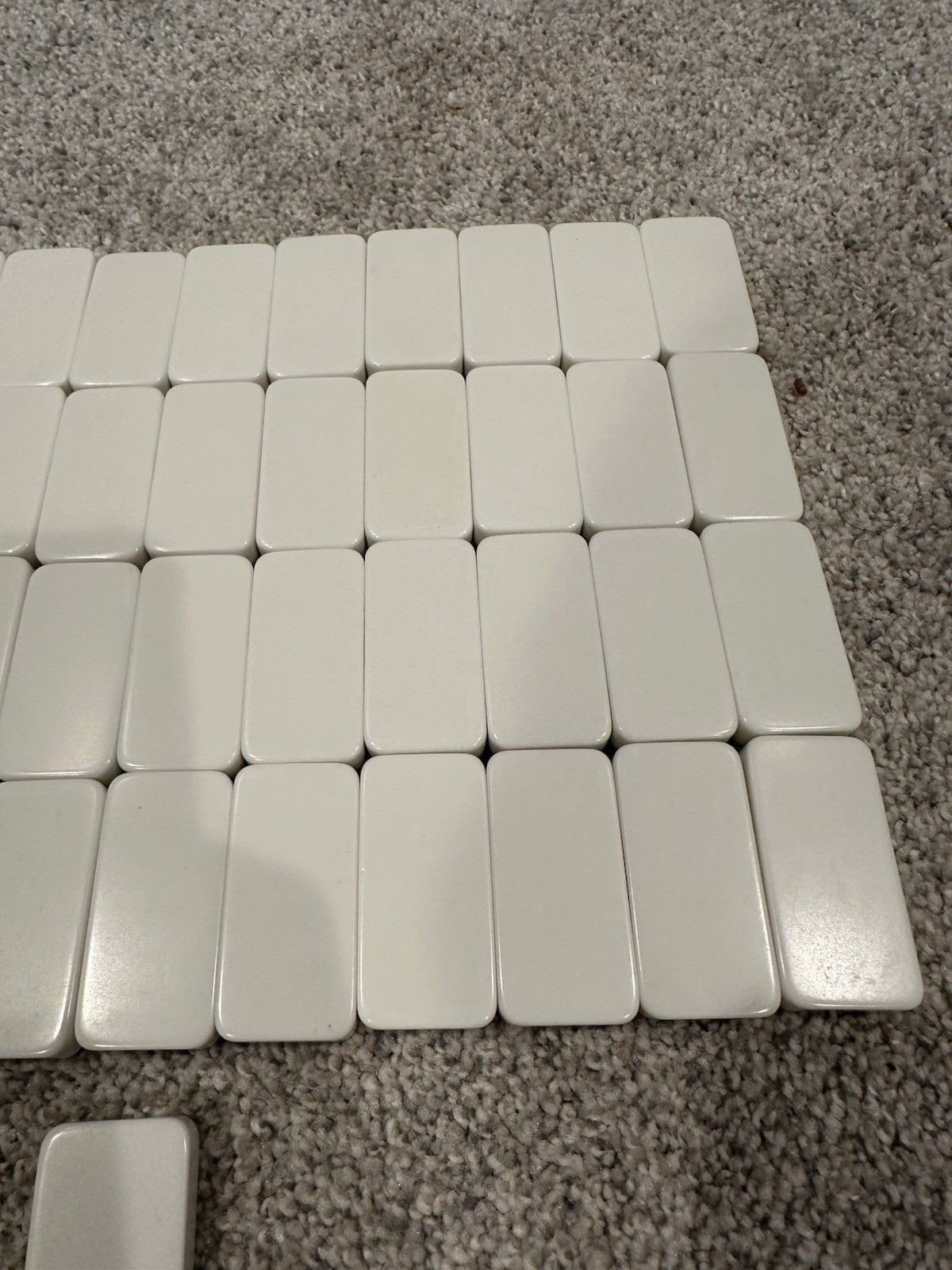 Complete Set of 54 Card / Poker Engraved Color Dominoes with Storage Case