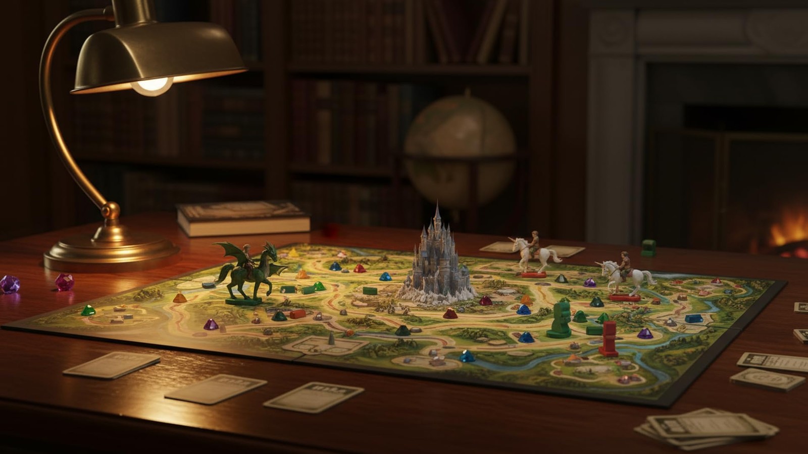 Elfenroads Strategy Board Game for 2-6 Players, Fantasy Adventure
