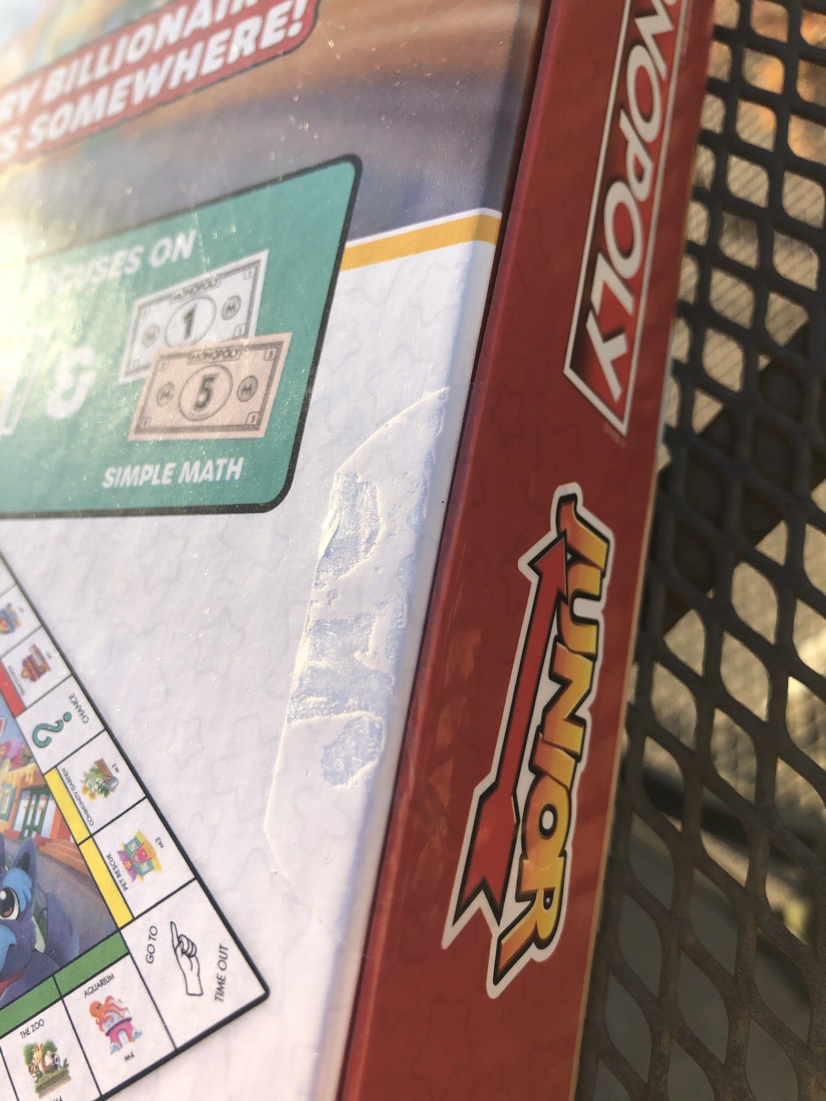Monopoly, Junior NEW! Age 4 up 2 Games in 1 little kids to Adult, Hasbro Games