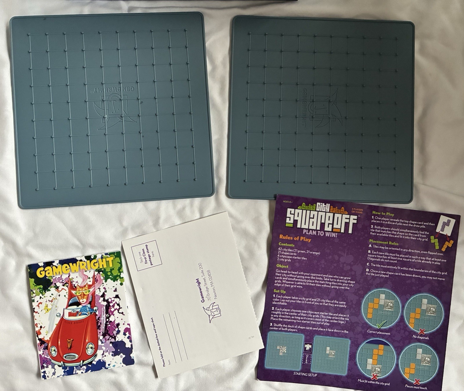 City Square Off Board Game Gamewright Complete With Registration Card