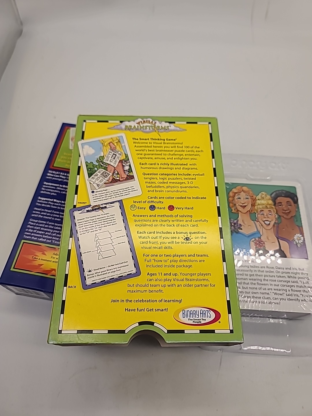 Visual Brain Storms The Smart Thinking Game Brain Teasers New Sealed