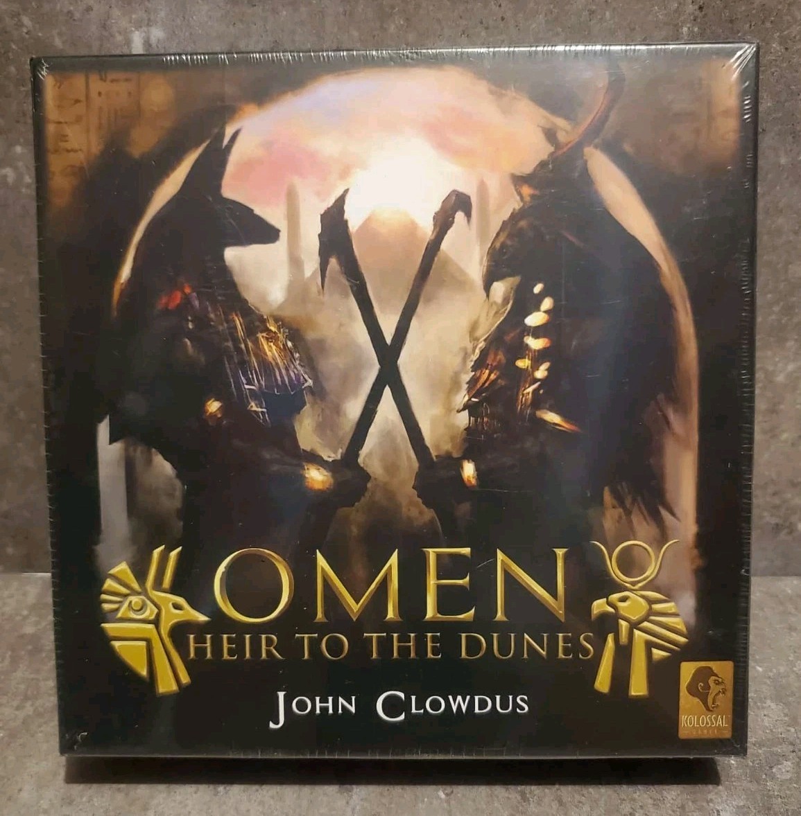 Kolossal Board Game Omen – Heir to the Dunes – John Clowdus…Sealed! Free Ship!