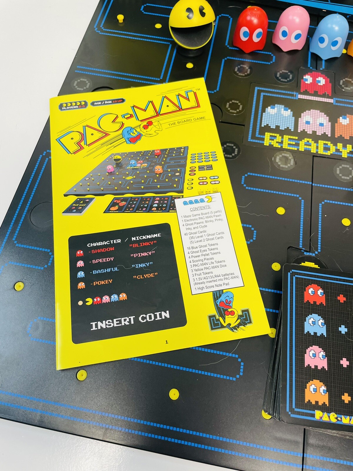 Pac Man Board Game Classic Arcade Sounds Buffalo Games 2019 Complete