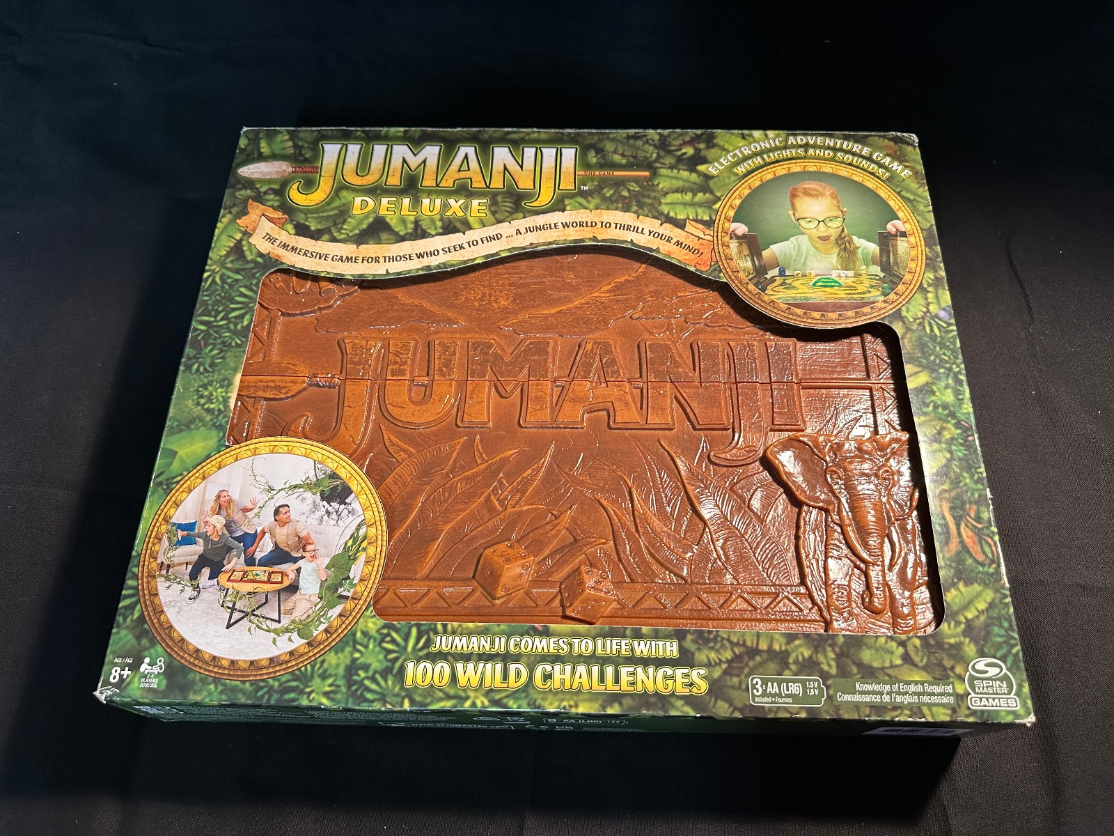 MINT 2019 Jumanji Electronic Deluxe Board Game – Spin Master – NEVER PLAYED -NEW