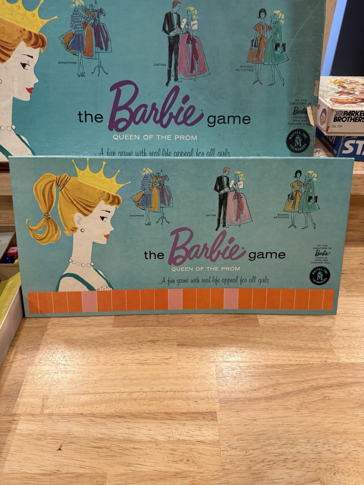 Mattel The Barbie Game Queen of the Prom Vintage Complete Board Game Ages 8-11