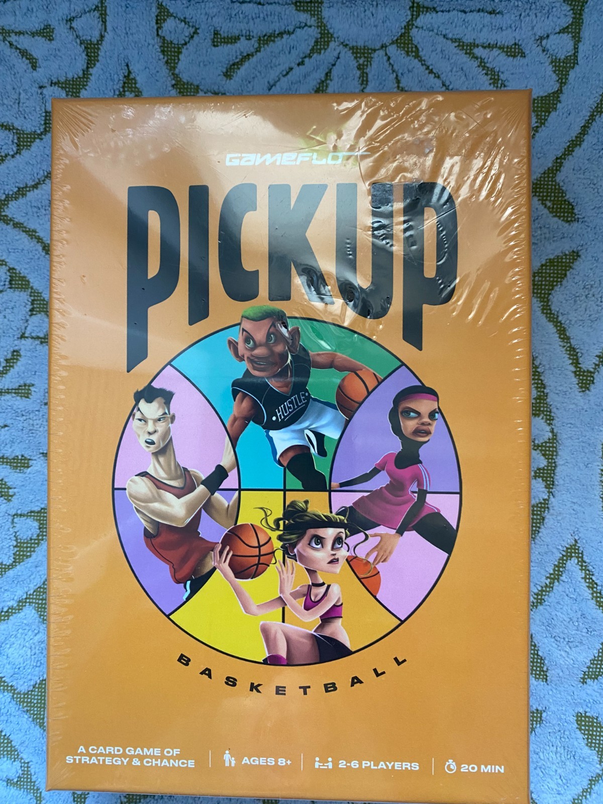 Gameflo Pickup Basketball Card Game Of Strategy Ages 8+ 2 – 6 Players NIP Sealed