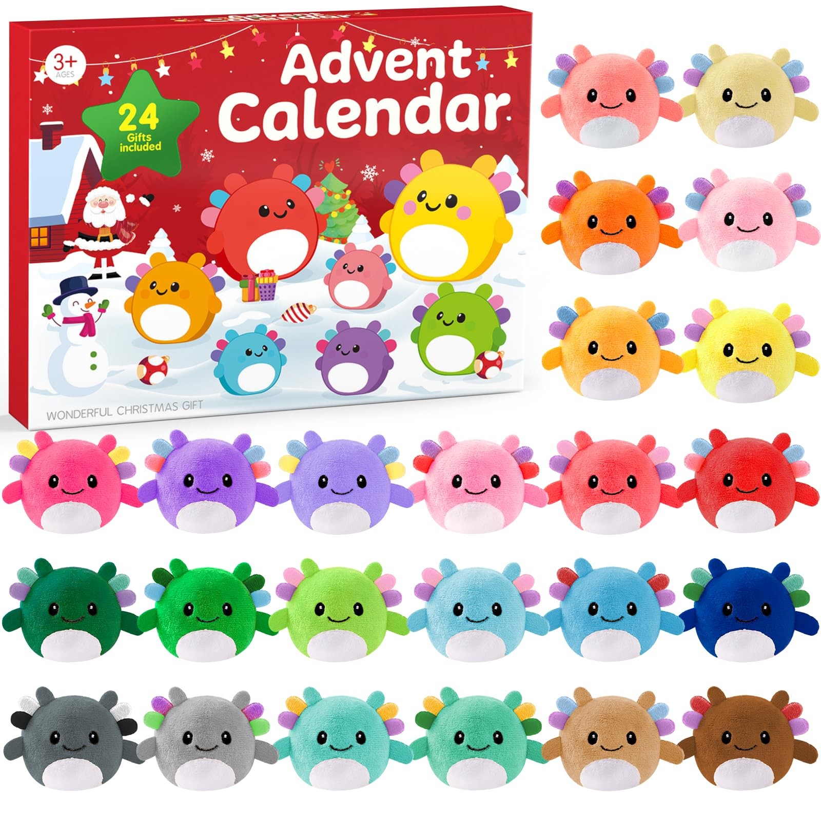 Advent Calendar 2025 – Christmas Countdown Calendars – 24 Days of red
