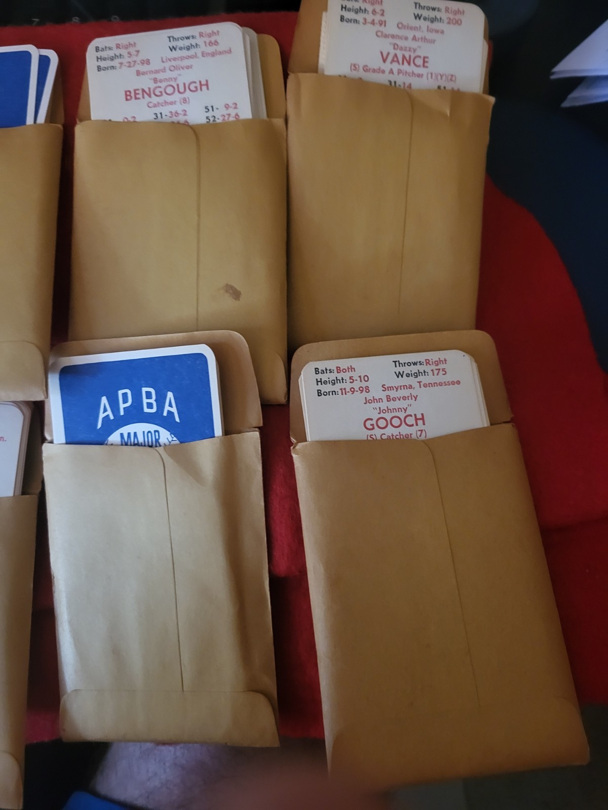 APBA VINTAGE MLB 1930 SEASON