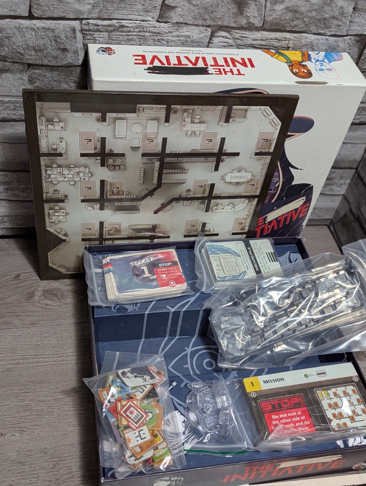 Unexpected Games The Initiative Cooperative Game Board 100% Complete