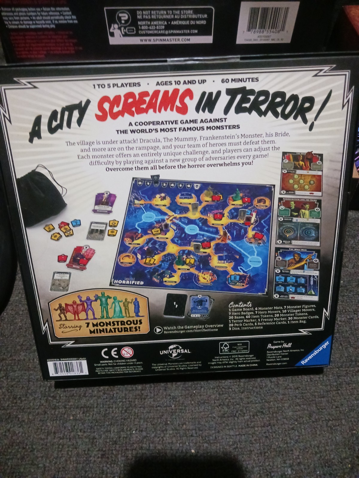 Ravensburger Horrified Universal Monsters Strategy Board Game