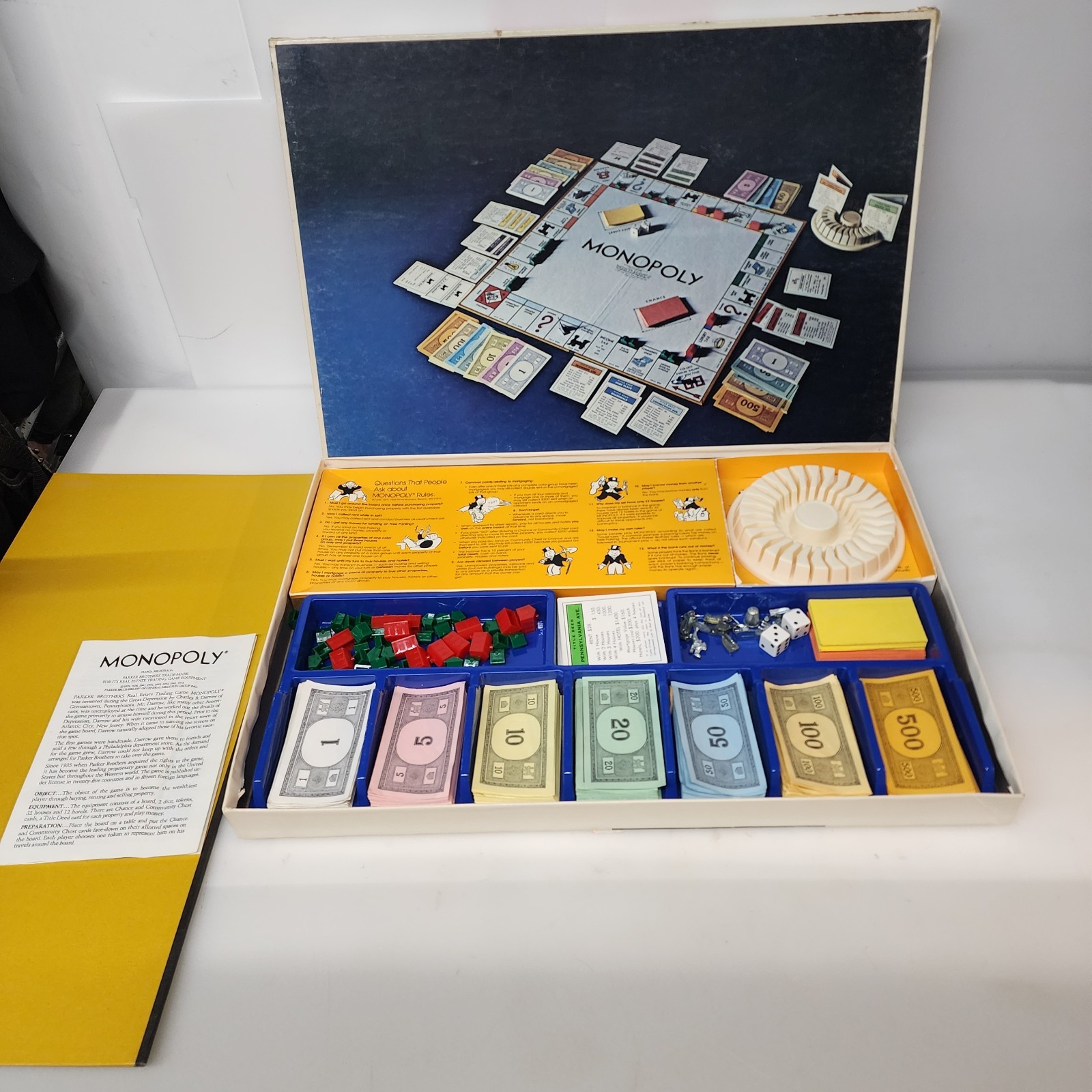 VTG Monopoly 40th Anniversary Edition 1974 Complete