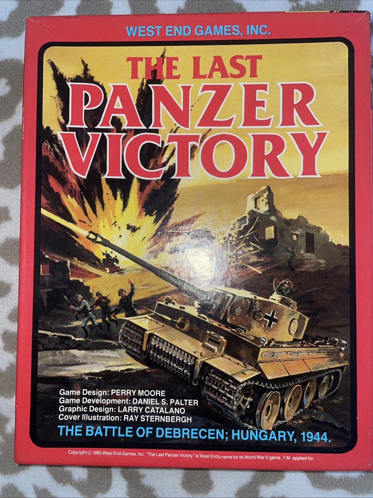 West End Games. 1983. The Last Panzer Victory Debrecen, Hungary 1044. VGC.
