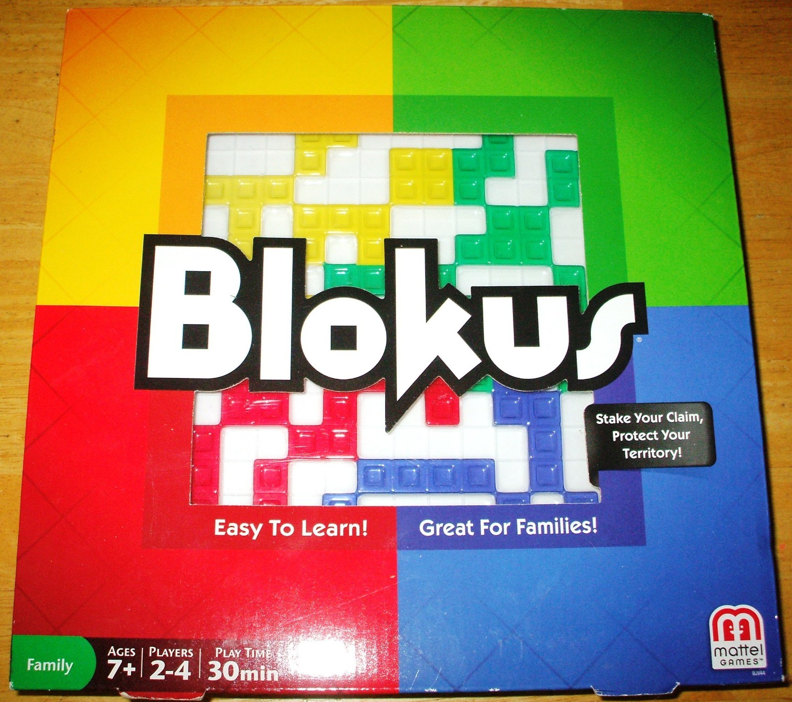 Mattel Blokus 10″ 2013 Educational Family Fun Strategy Game 100% COMPLETE & MINT