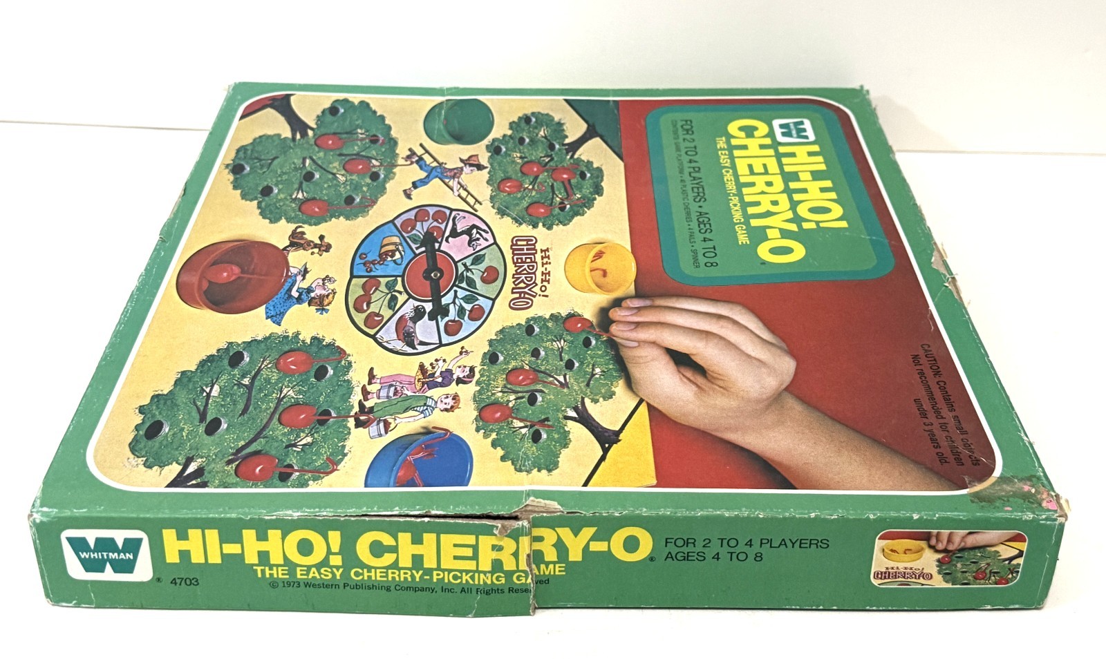 Vintage HI-HO! CHERRY-O GAME w/ Hooked Cherries Whitman 1973 Near COMPLETE