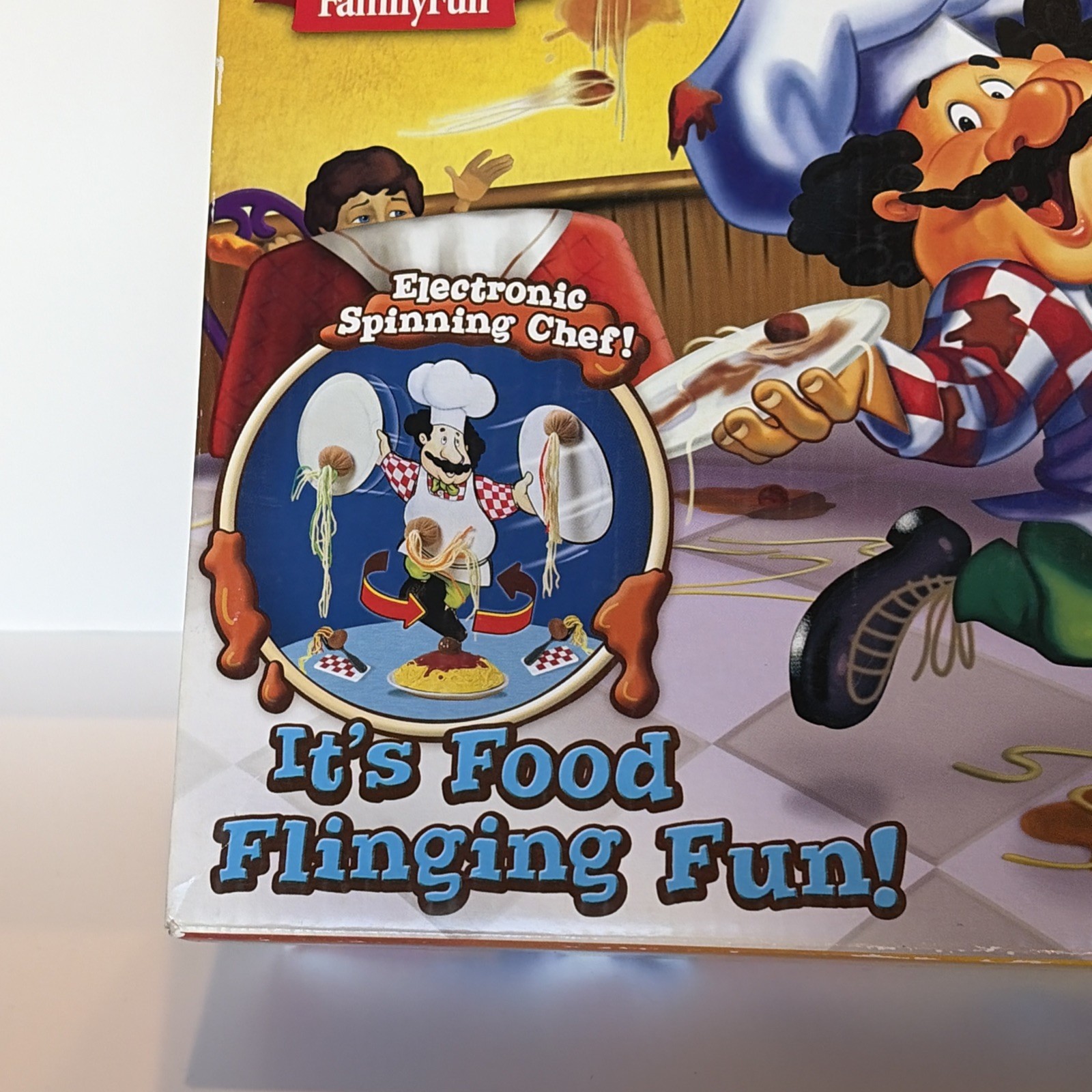 Alfredo’s Food Fight Game Fundex 2005 Vintage Board Game Electronic Incomplete