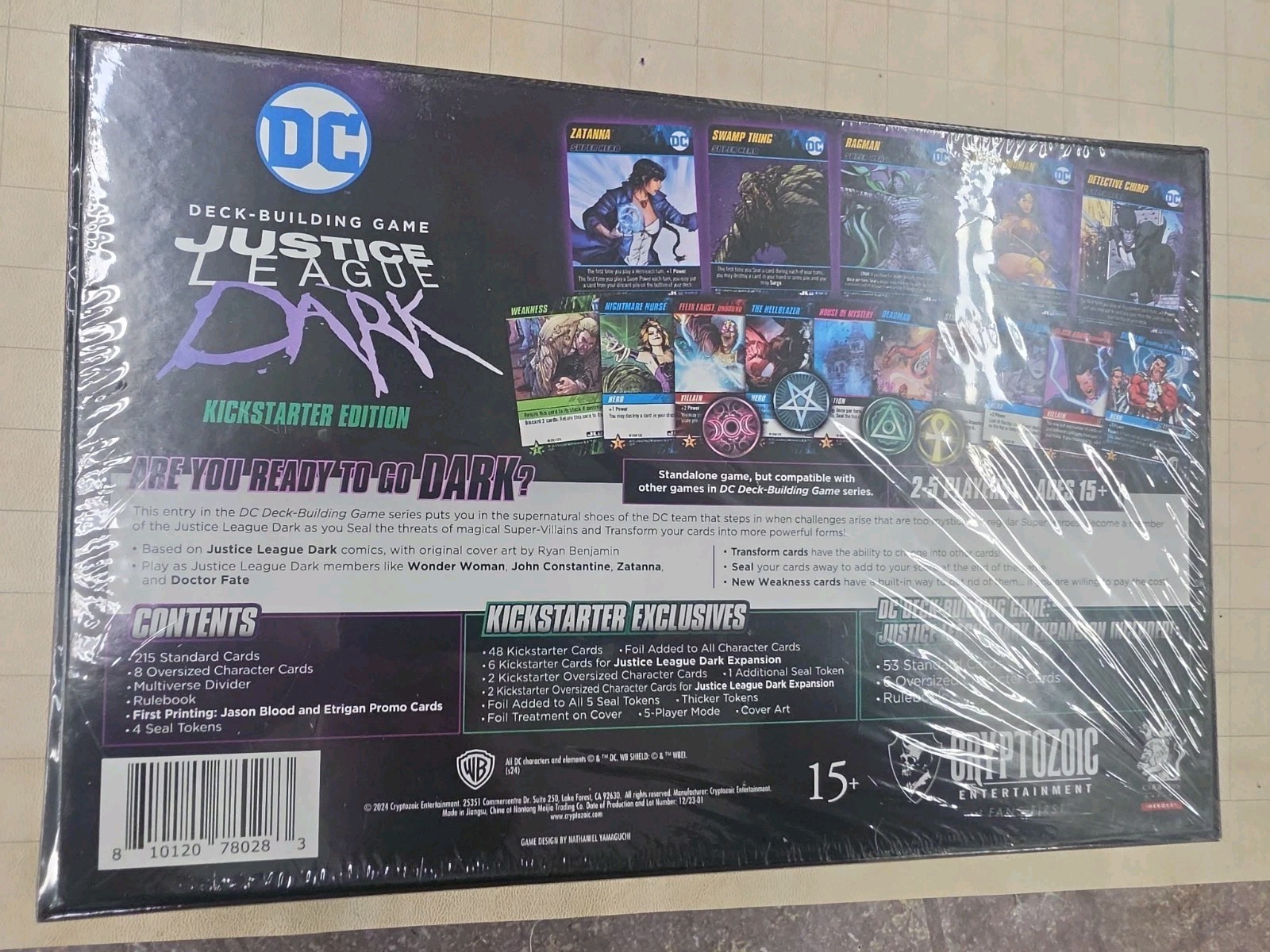 DC Deck-Building Game: Justice League Dark (KICKSTARTER: Cover B)