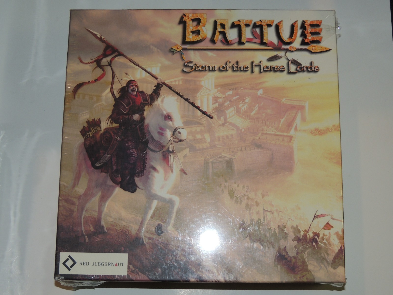 BATTUE: STORM OF THE HORSE LORDS BOARD GAME *NEW!* RED JUGGERNAUT