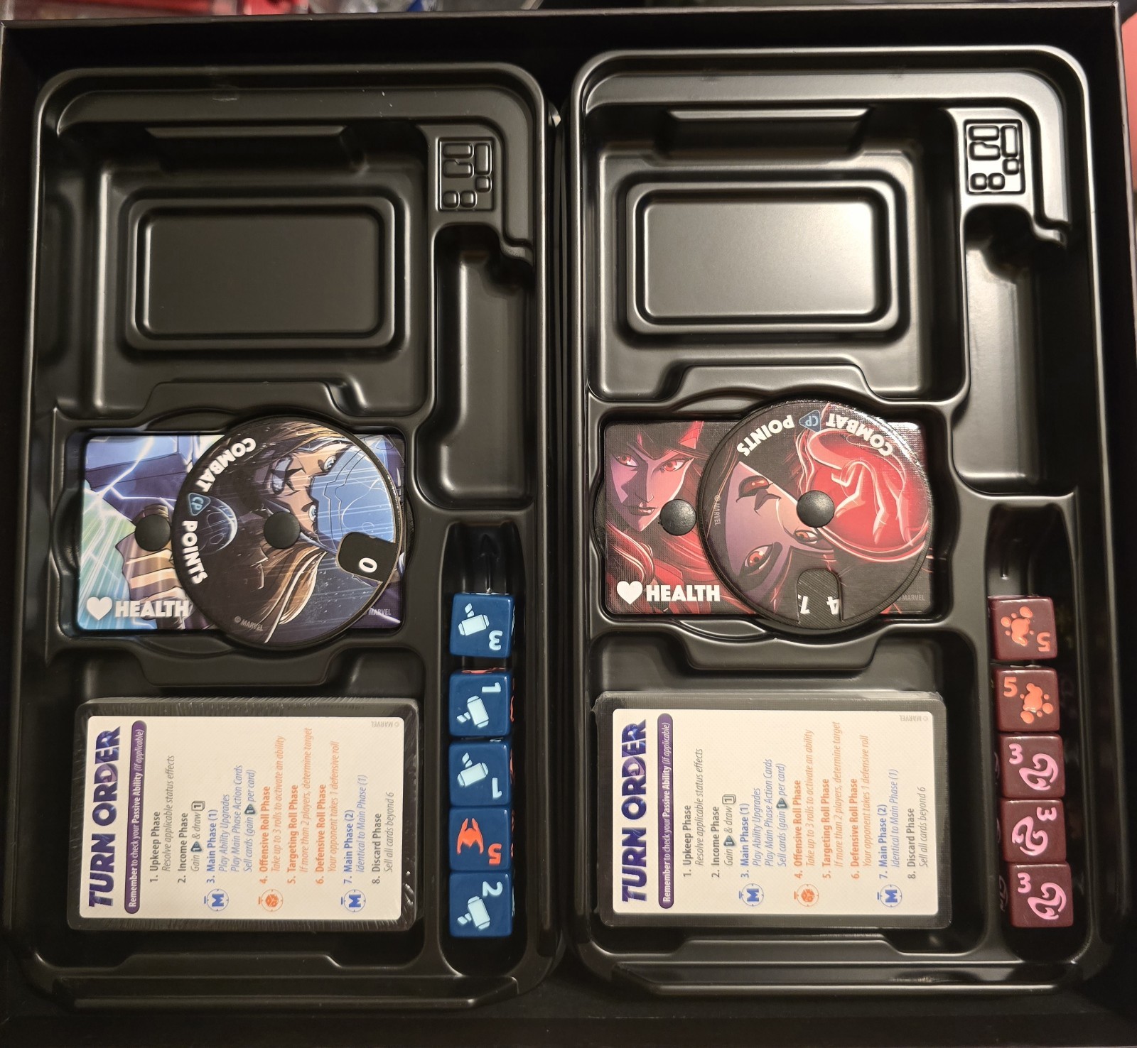 Roxley Marvel Dice Throne Board Game Thor Loki Scarlet Witch Spider-Man Openbox