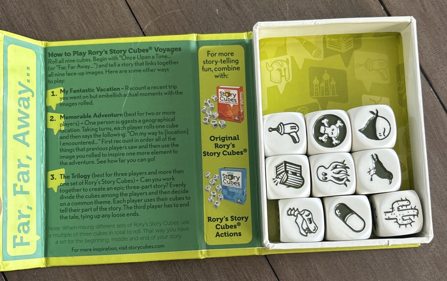 Rory’s Story Cubes Classic, Actions, Voyages Bundle Dice Game Gamewright