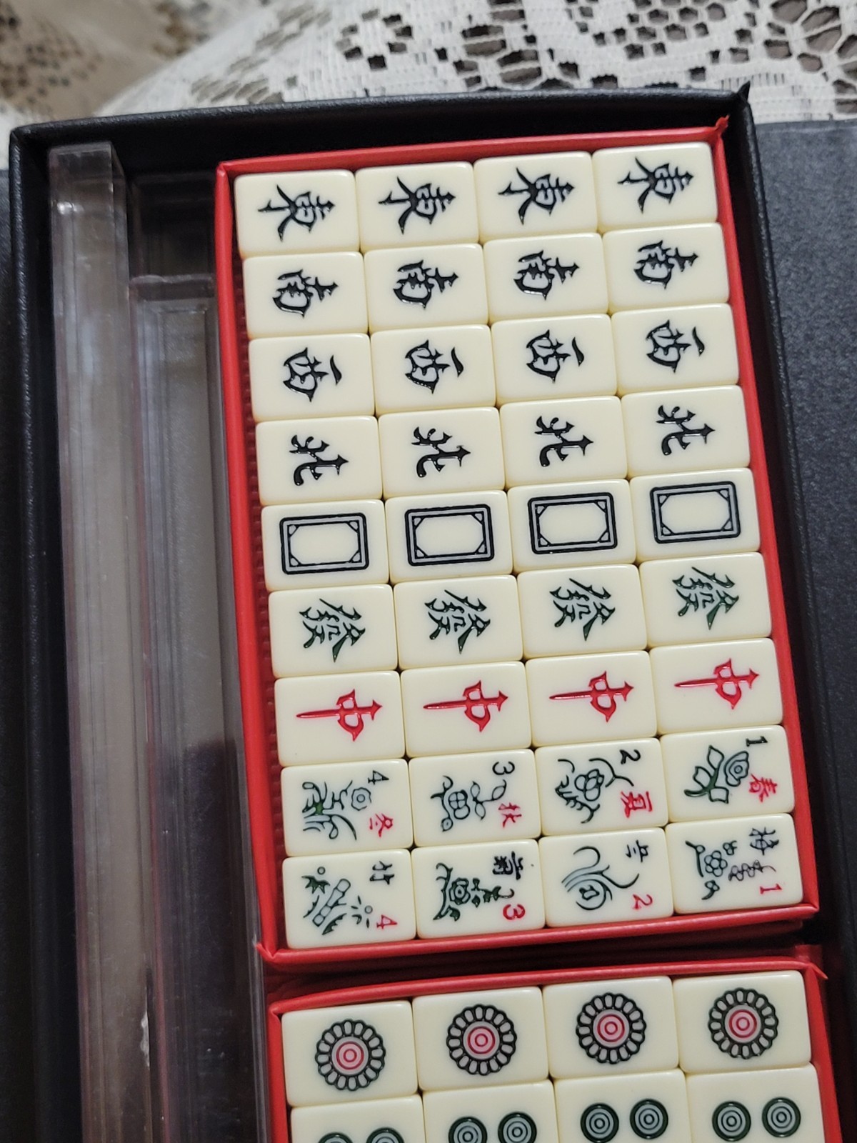 Yellow Mountain Imports Travel Chinese Mahjong Game Set – Complete – Never Used