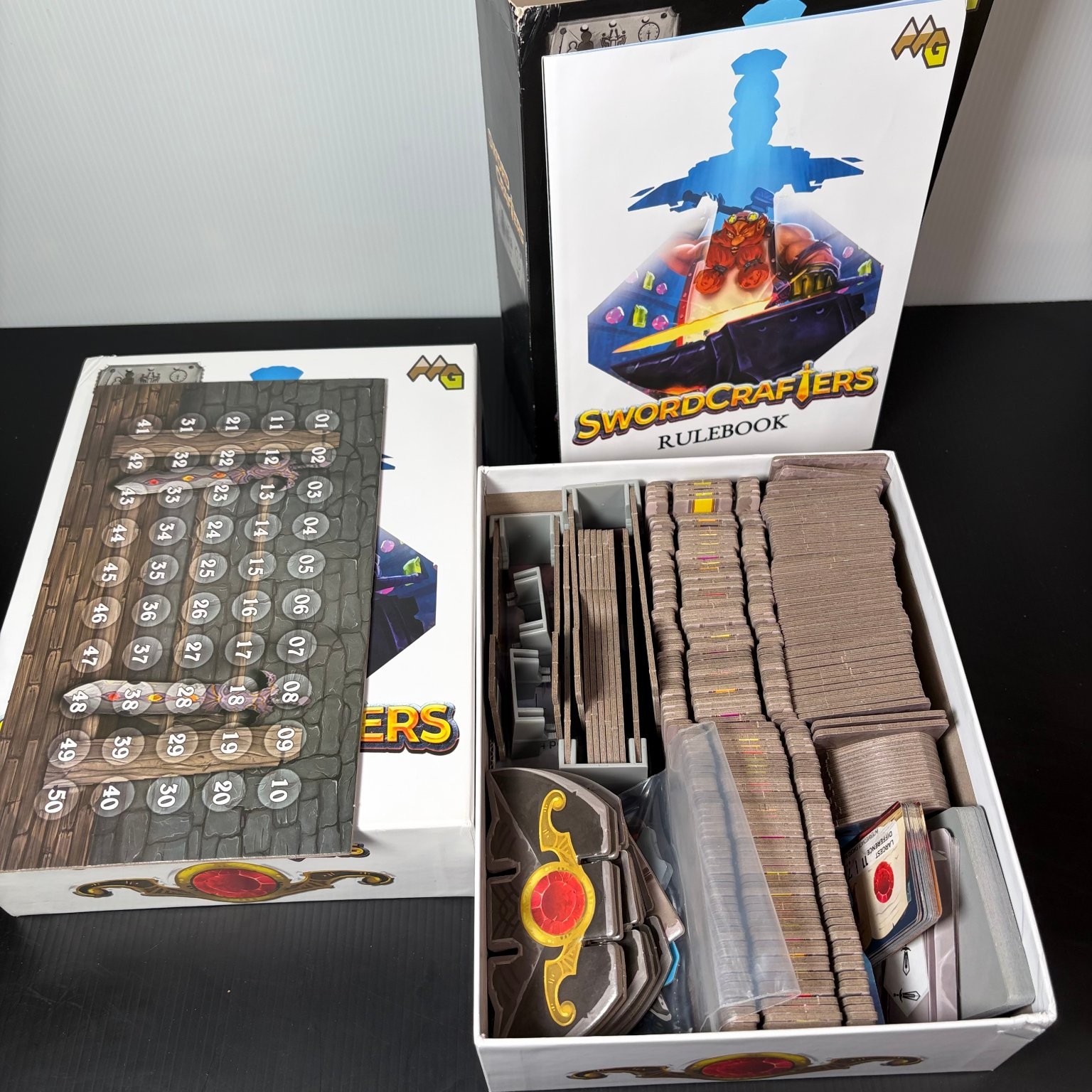 Swordcrafters Expanded Edition Board Game 1-5 Players Ages 13+ Complete