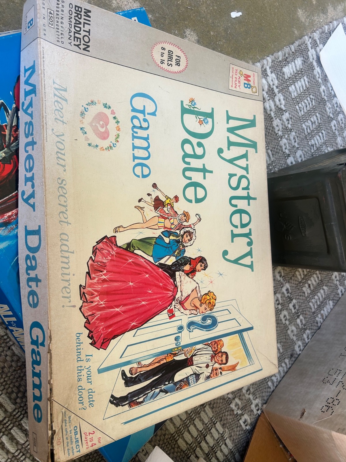 1965 Milton Bradley Mystery Date Game (#4502), one of the most recognizable vint