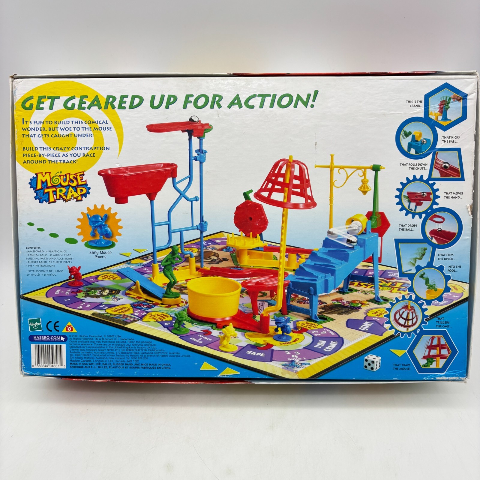 VINTAGE Mouse Trap COMPLETE Milton Bradley 2005 Classic Board Game Kids Family
