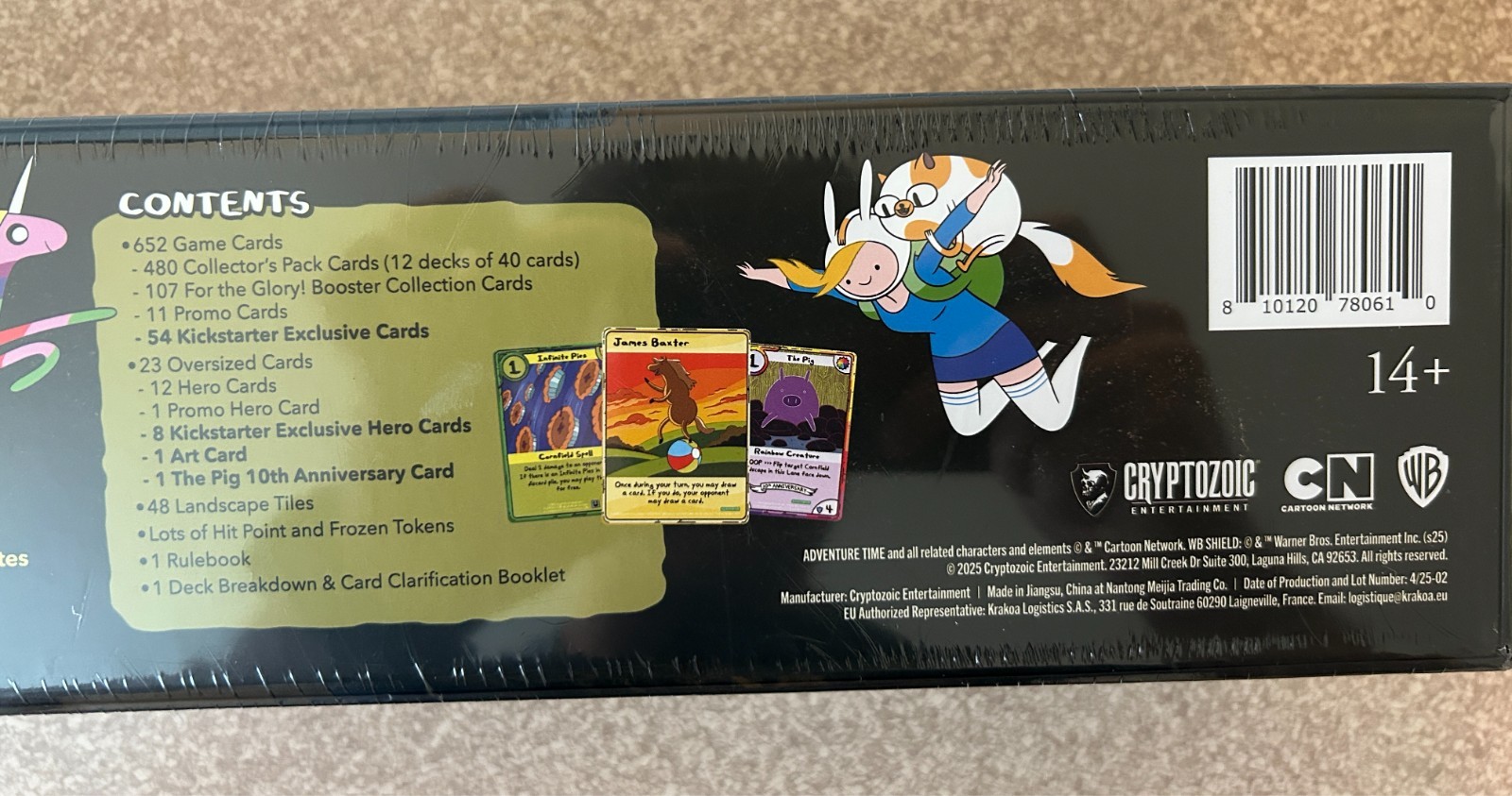 NEW KS Cryptozoic Entertainment Adventure Time Card Wars: Ultimate Collection