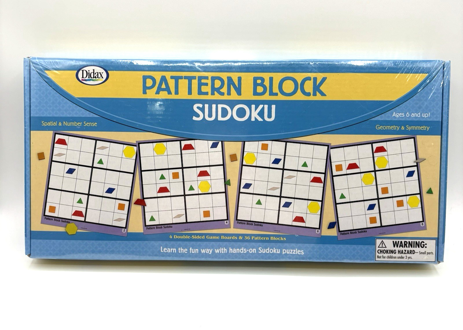 Sudoku Board Game Color Edition Ages 6 & Up Homeschool Geometry Symmetry NEW