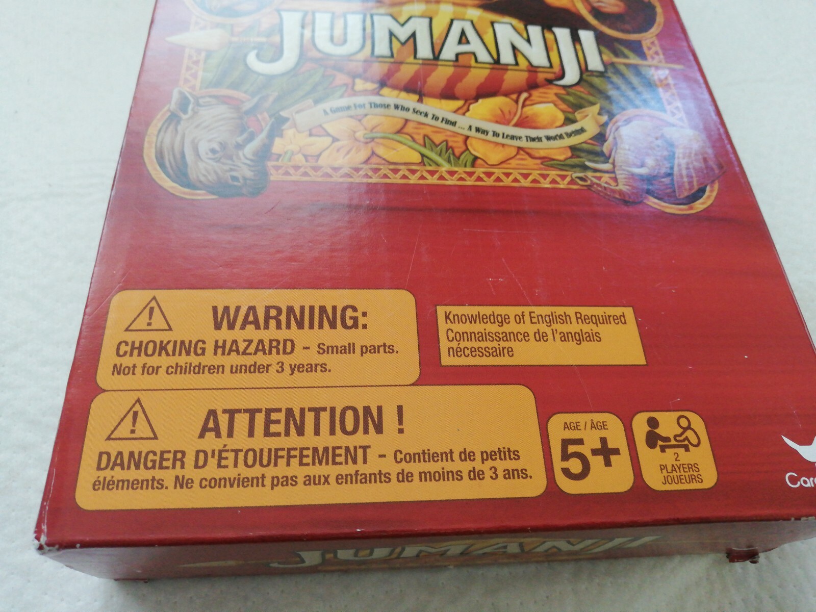 New Ready to Roll Jumanji Classic Adventure Board Game Fast Paced Game Cardinal
