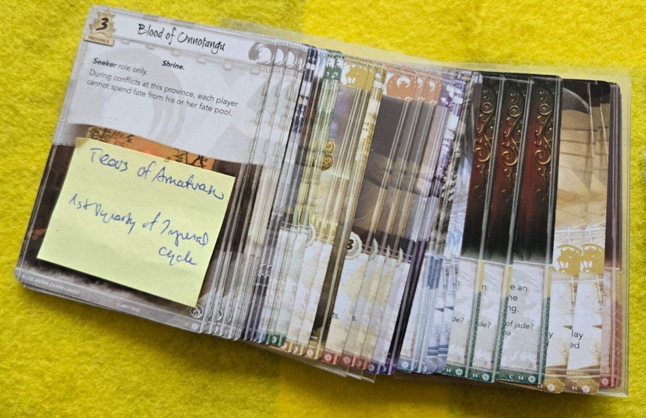 Legend of the Five Rings LCG Imperial Cycle Full Set. SHIPS FREE!!!