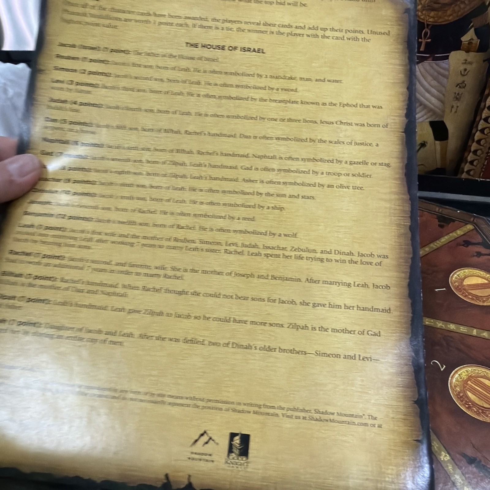 FEAST & FAMINE Joseph in Egypt Board Game Bible Strategy Family Game Complete