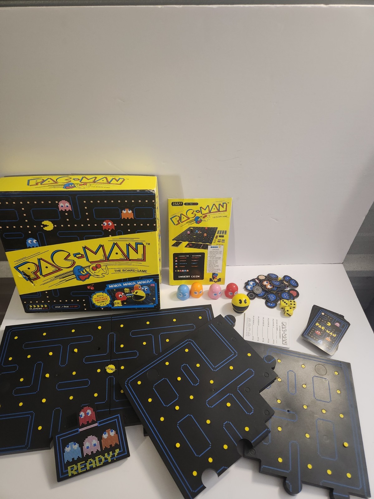 Pac Man The Board Game Classic Retro Arcade Table Top Game Complete 10 years