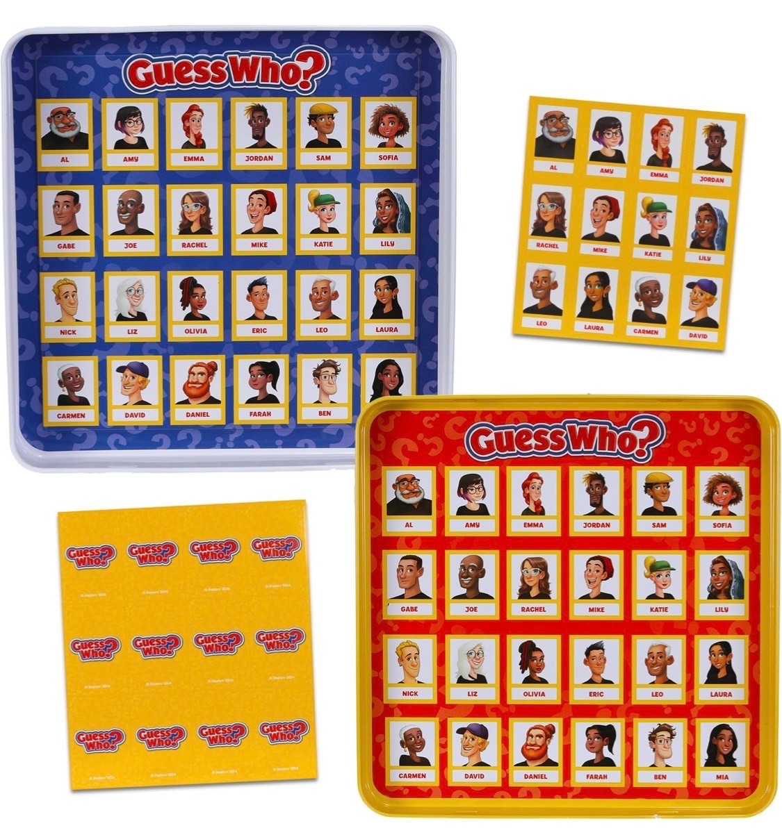 Magnetic travel games, including Sorry!, Connect 4, Trouble, Guess Who