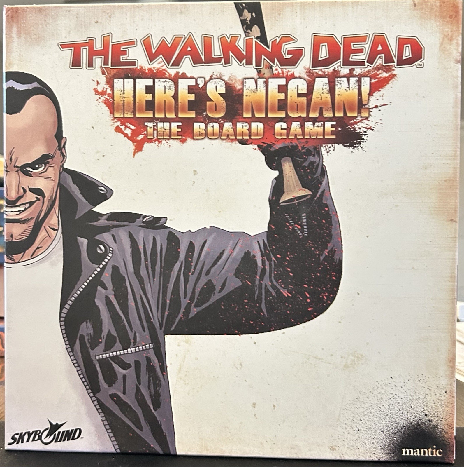 The Walking Dead Here’s Negan! The Board Game Open Box Unpunched