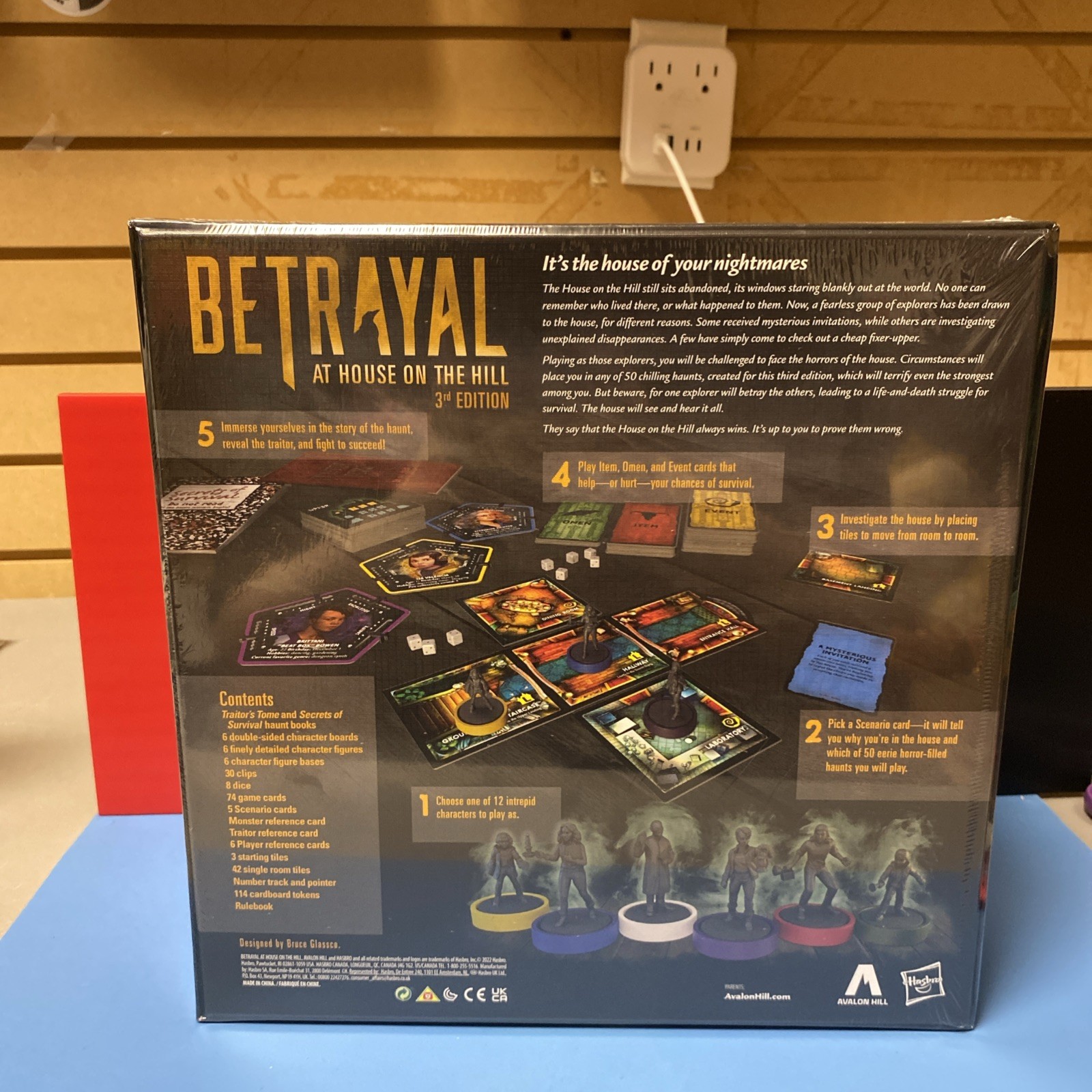 Avalon Hill Hasbro Gaming Betrayal at The House on The Hill 3rd Edition Sealed