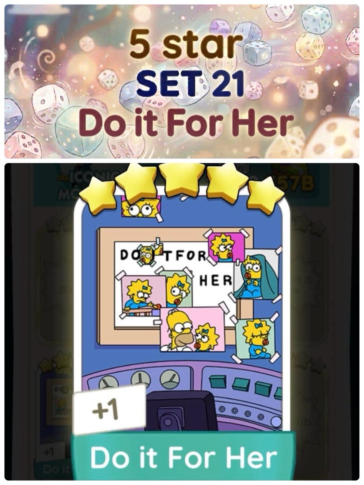 Do it Fot Her – 5 Star – Set 21 monopoly go