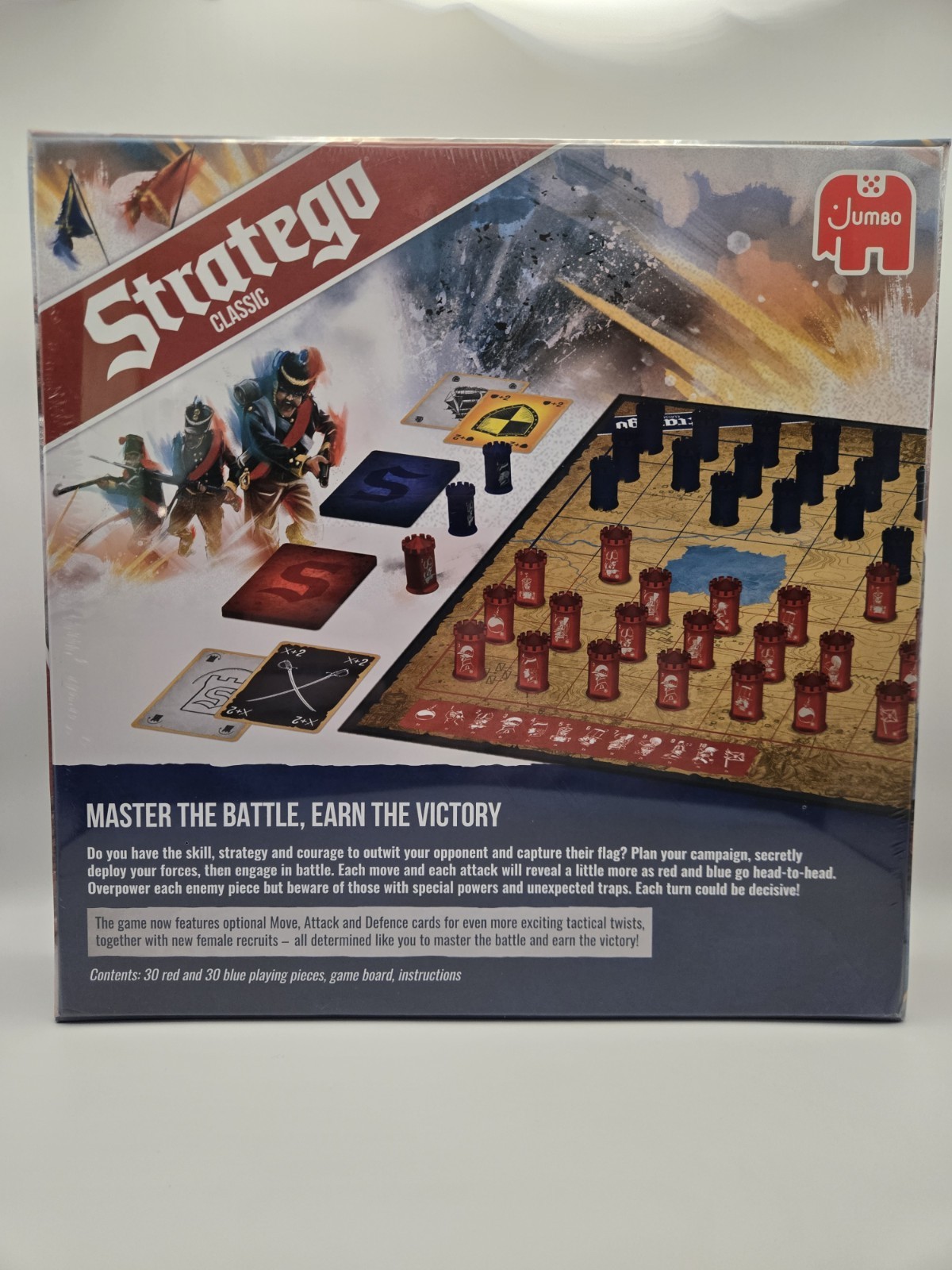 NEW SEALED! Stratego Classic Board Game War Strategy Game With Battle Cards