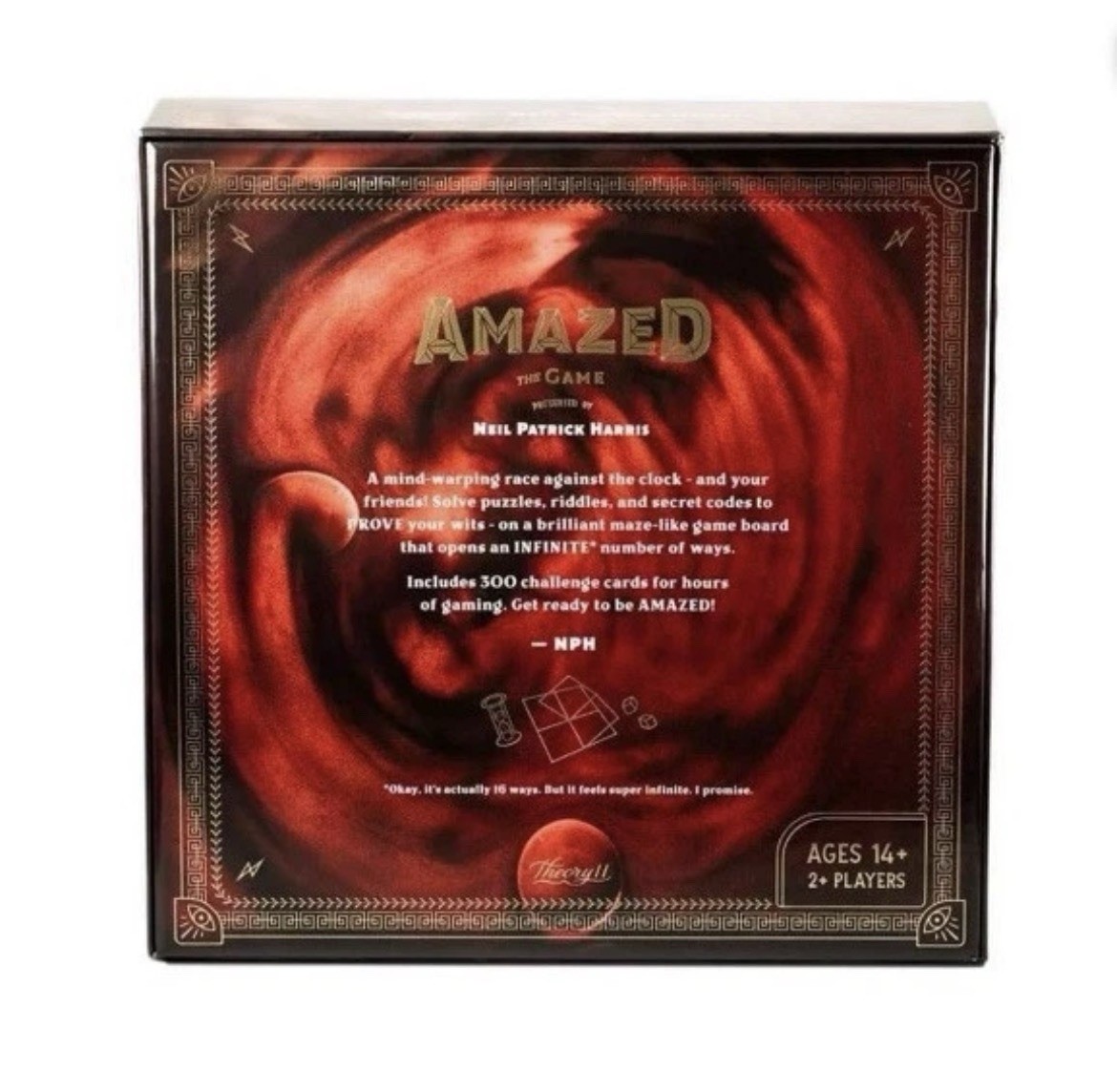 Theory11 Amazed The Game Neil Patrick Harris NEW SEALED Puzzles Riddles Strategy