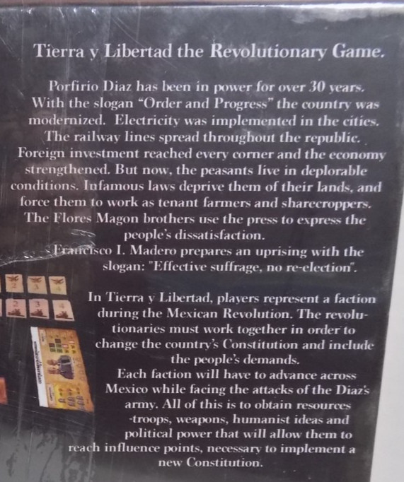 Malinche Games Tierra y Libertad: The Mexican Revolution Game – Sealed