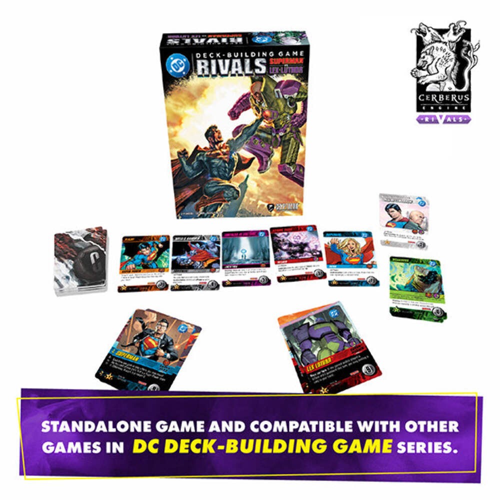 DC Comics Deck Building Game – Superman vs. Lex Luthor: Cryptozoic Board Games