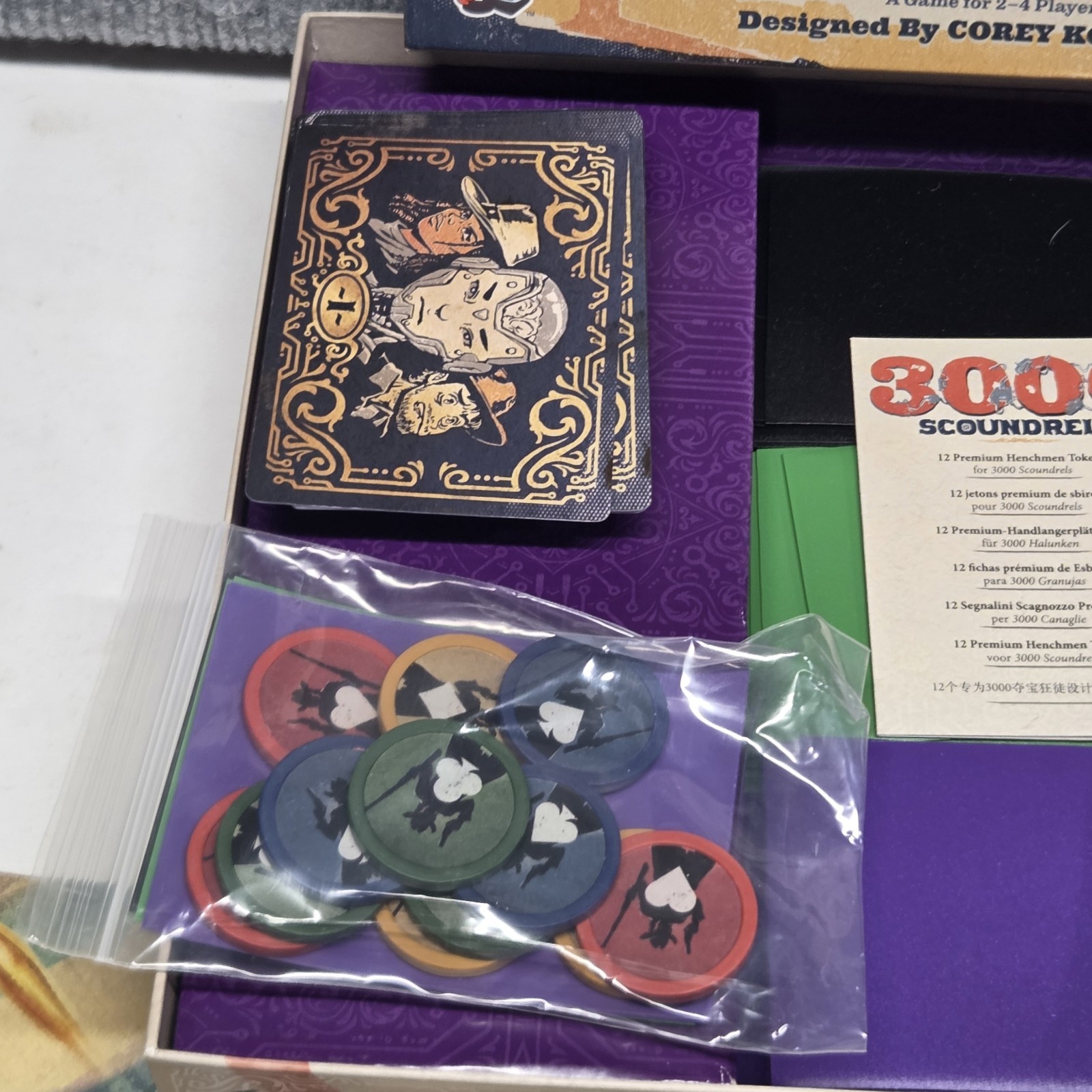 3000 Scoundrels Board Game – Wild West Strategy Game for 2-4 Players, Ages 12+