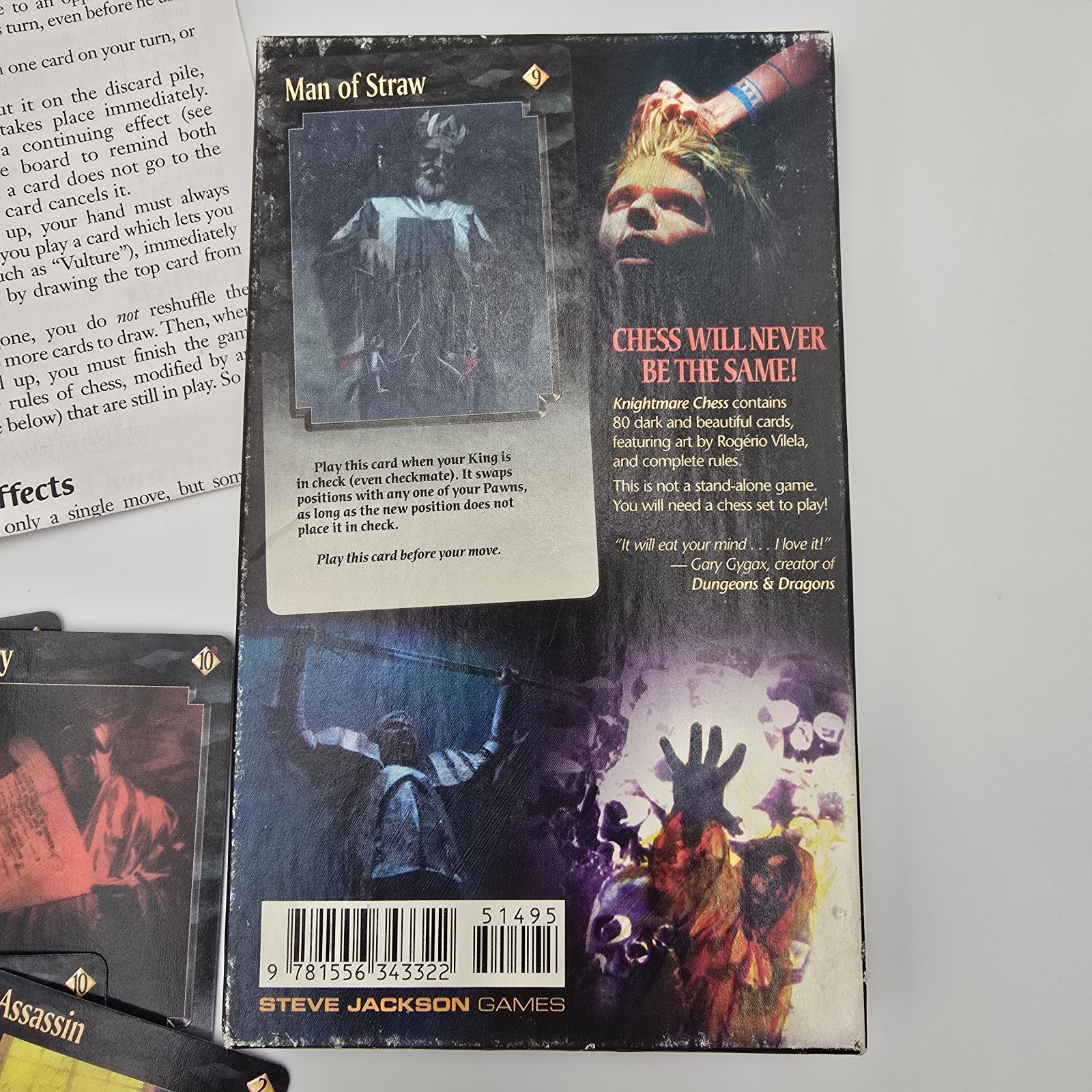 Knightmare Chess Second Edition Steve Jackson Games Complete