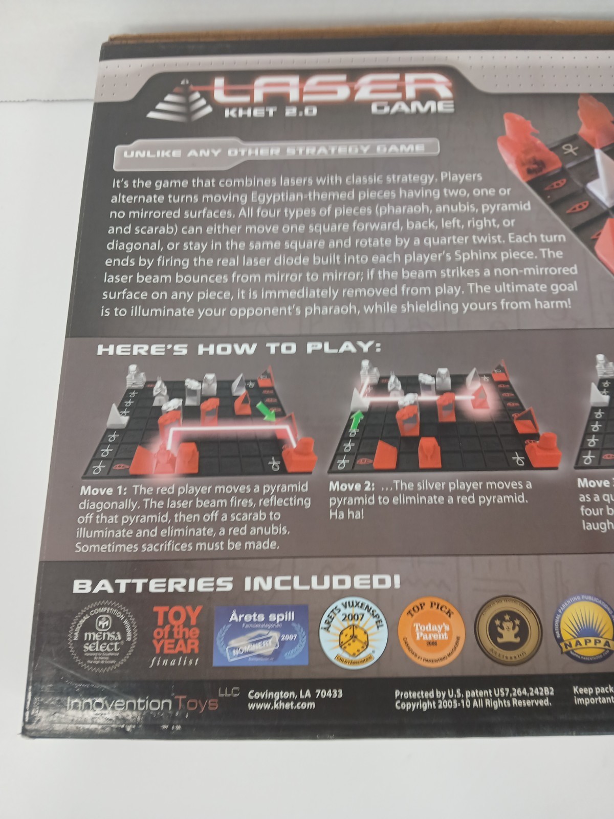 Laser Khet 2.0 Strategy Board Game Mensa Select Tested
