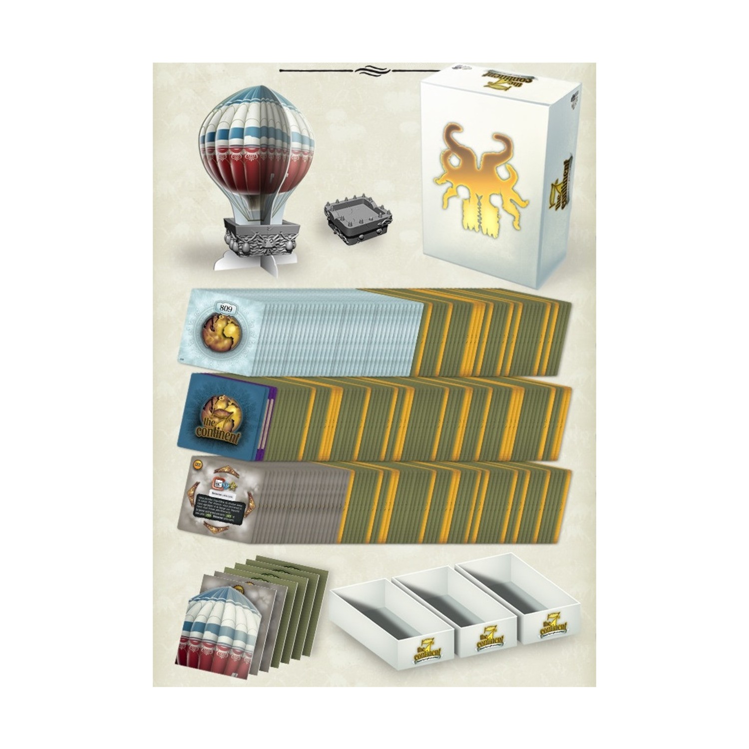 Board Game 7th Continent – What Goes Up, Must Come Down (Kickstarter Box EX/NM