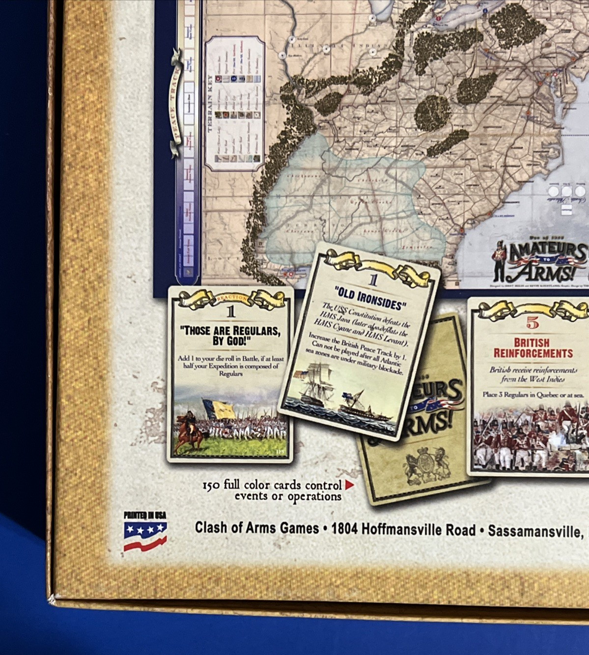 Amateurs To Arms: War Of 1812. 200th Anniversary Ed. Clash Of Arms. Punched