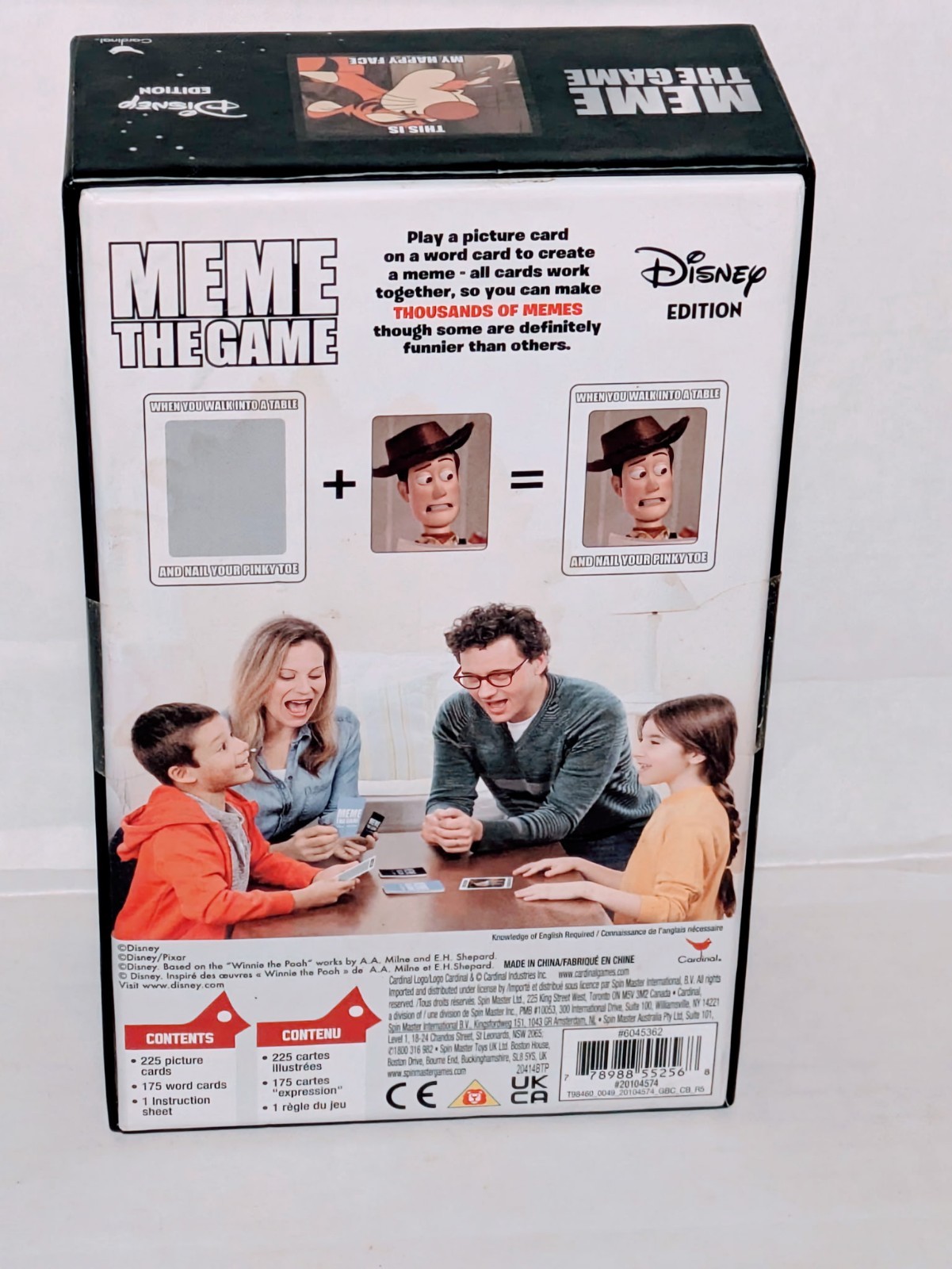 Disney Edition MEME THE GAME Ages 8+ (3+Players)